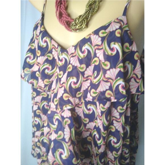 5/$25 The Webster Miami at Target Adj Strappy Flowy Top Size Large - Picture 6 of 9
